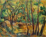 Paul Cezanne - Millstone and Cistern Under Tree